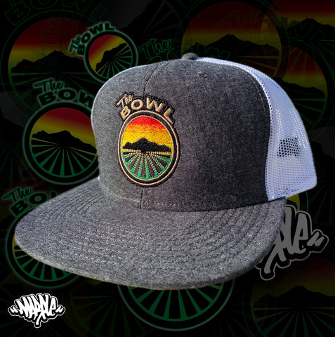 The Bowl SnapBack - White Mesh